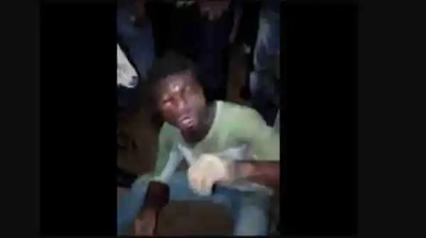 Another Suspected Badoo Member Captured In Ijede, Ikorodu (Photos/Video)